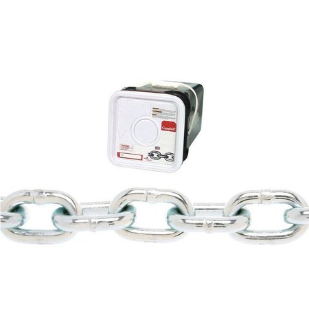 CAMPBELL CHAIN & FITTINGS CHAIN COIL 1/4"" ZN 100' 143426